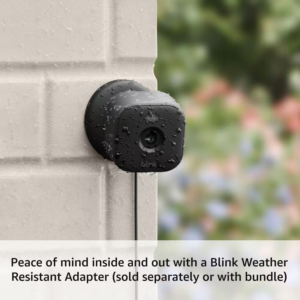 Mini 2 Wired Indoor/Outdoor Smart Security Camera with 1080P HD, 2-Way Talk & Audio, Color Night Vision, Black (1-Pack)