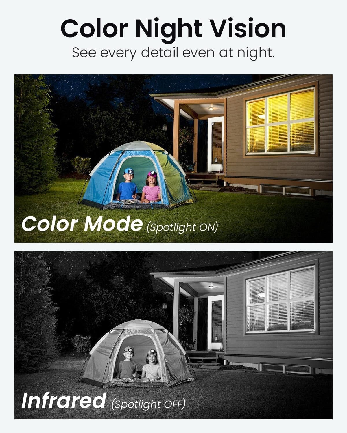 2K Wifi Surveillance Security Camera Outdoor/Home/D