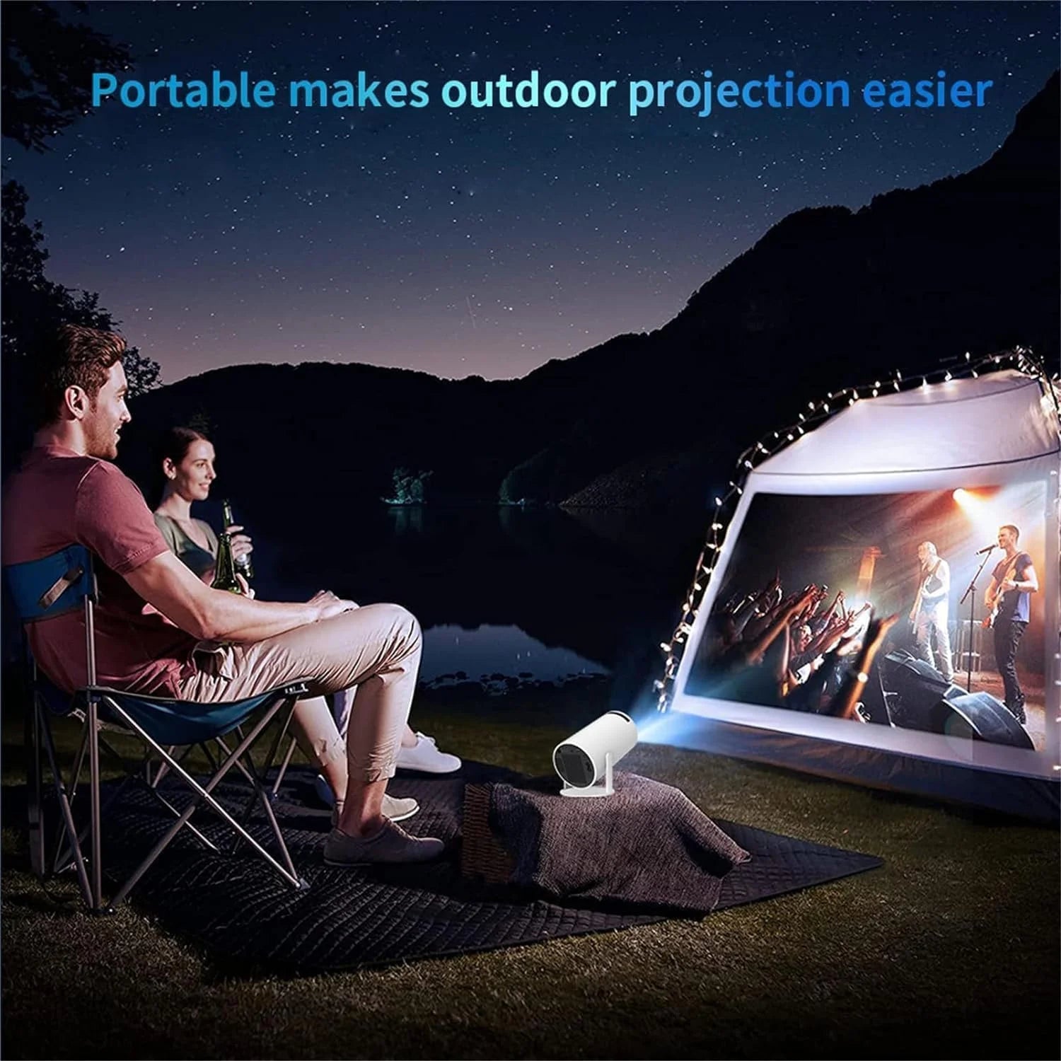 Nostalgic Projector, 4K Projector with Retro Gaming Console, Arcade Vision Projector, Smart Projector with Built in 20000+ Games, Retro Game Projector with 2 Wireless Controllers