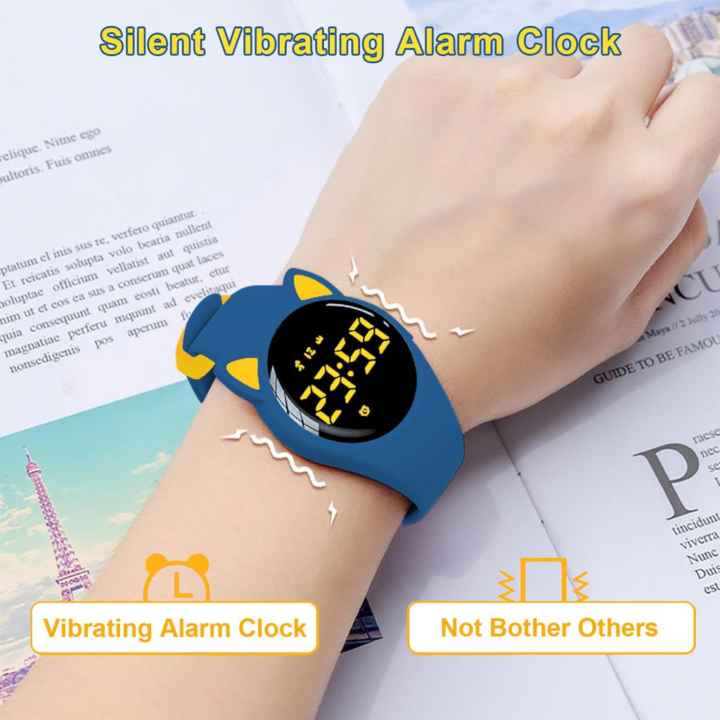 Fitness Tracker Pedometer Watch, No App No Phone Required, USB Charge 1 Hour for 20 Days Use, IP68 Waterproof Digital Watch with Alarm Clock Timer Distance Step Tracker for Kid Teen Boys Girls