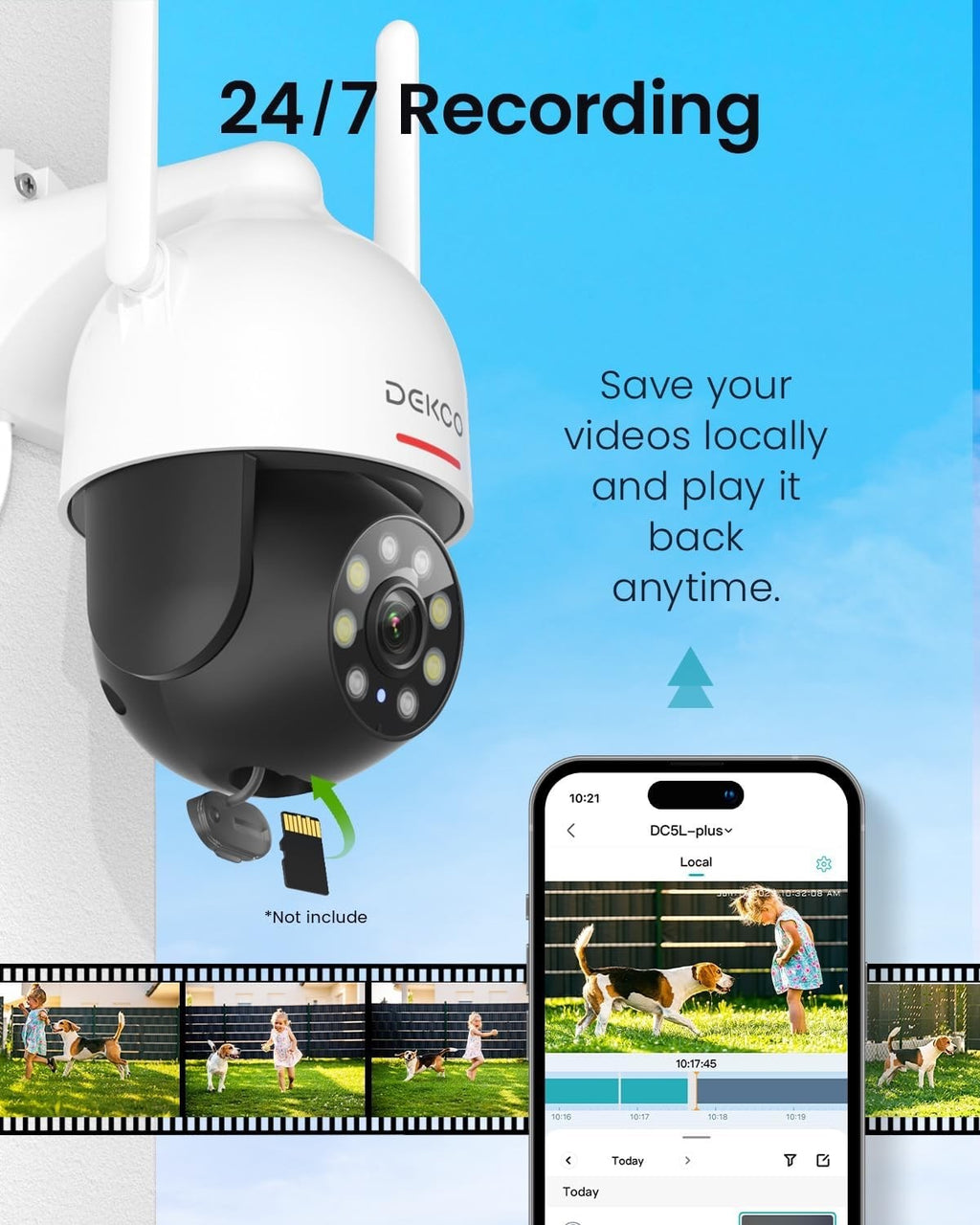 2K Wifi Surveillance Security Camera Outdoor/Home/D