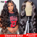 13X6 HD Lace Frontal Human Hair Wigs Body Wave Pre Plucked 13X4 Lace Front Wig Transparent Lace Front Human Hair Wig for Women