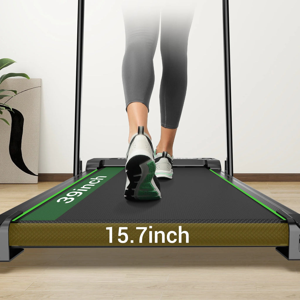 2 in 1 Walking Pad for Home/Office,Folding Treadmill 2.5Hp, under Desk Treadmill with Remote,0.6-7.6Mph