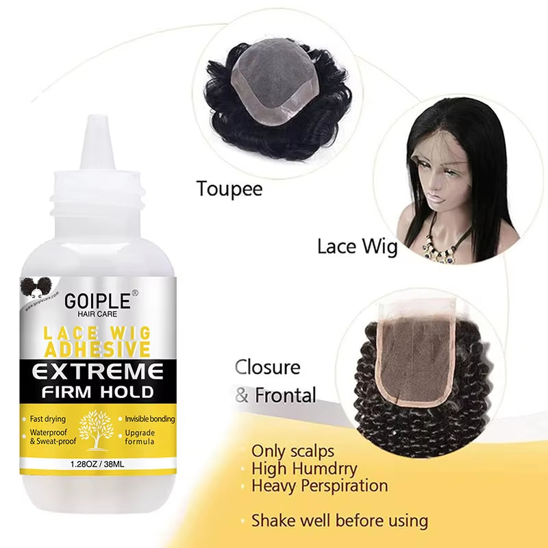 Hair Wax Stick for Slick Flyaways Control Frizz Lace Front Adhesive Glue for Wigs Bond with Tools