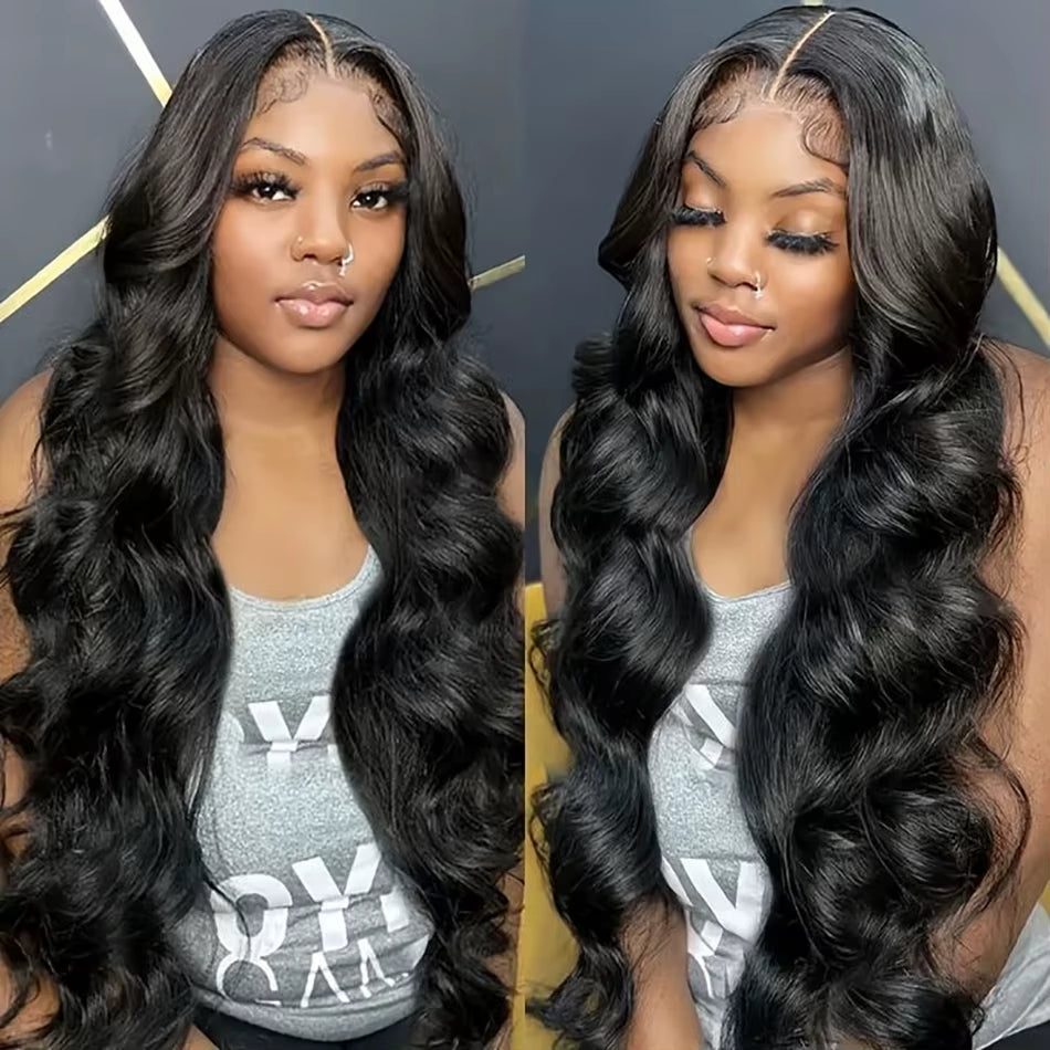 13X6 HD Lace Frontal Human Hair Wigs Body Wave Pre Plucked 13X4 Lace Front Wig Transparent Lace Front Human Hair Wig for Women
