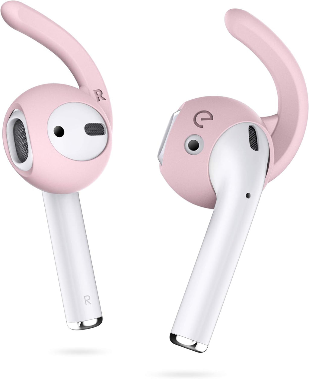 Earbuddyz 2.0 Ear Hooks and Covers Accessories Compatible with Apple Airpods 1 & 2 or Earpods Headphones/Earphones/Earbuds (3 Pairs) (Pretty in Pink)