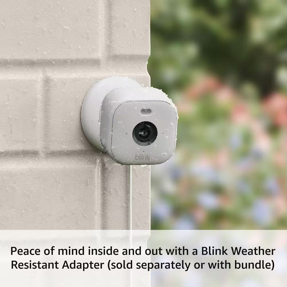 Mini 2 Wired Indoor/Outdoor Smart Security Camera with 1080P HD, 2-Way Talk & Audio, Color Night Vision, White (2-Pack)