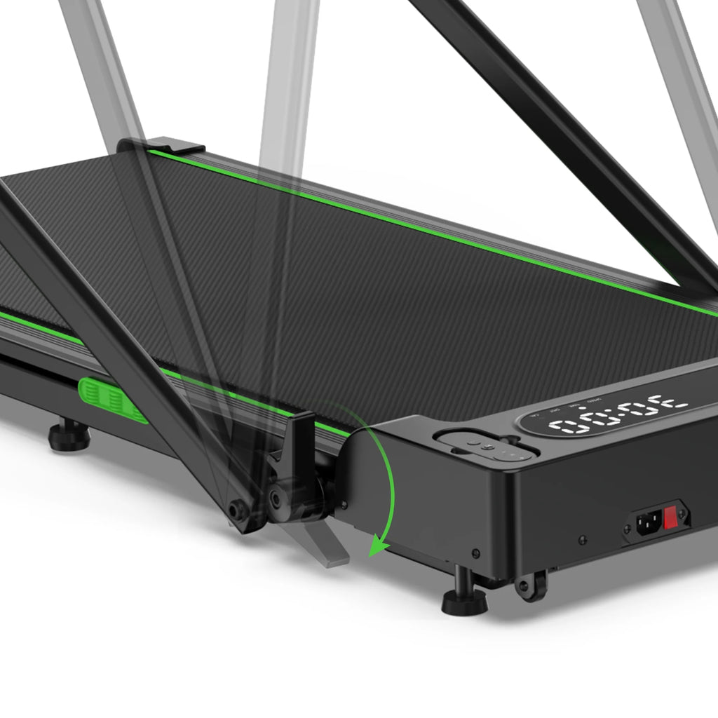 2 in 1 Walking Pad for Home/Office,Folding Treadmill 2.5Hp, under Desk Treadmill with Remote,0.6-7.6Mph