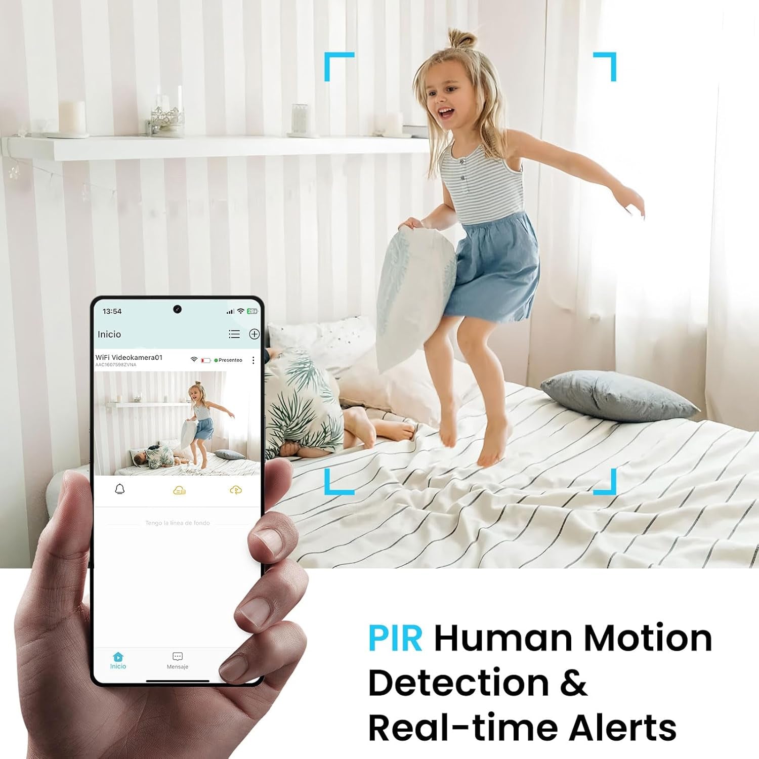 2025 Upgraded 4K Security Camera, 5Ghz Wifi Indoor Camera, Home Security Camera