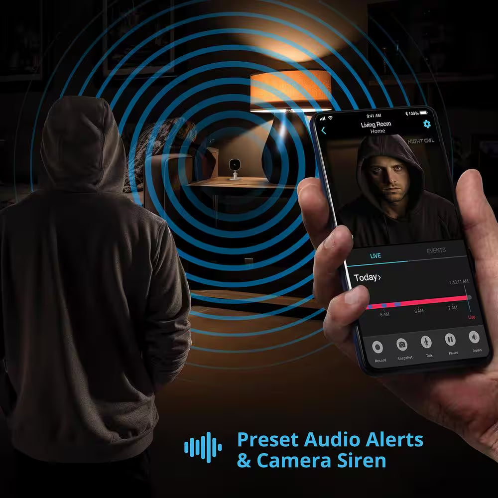 1080P Plug-In Indoor Wireless Security Camera