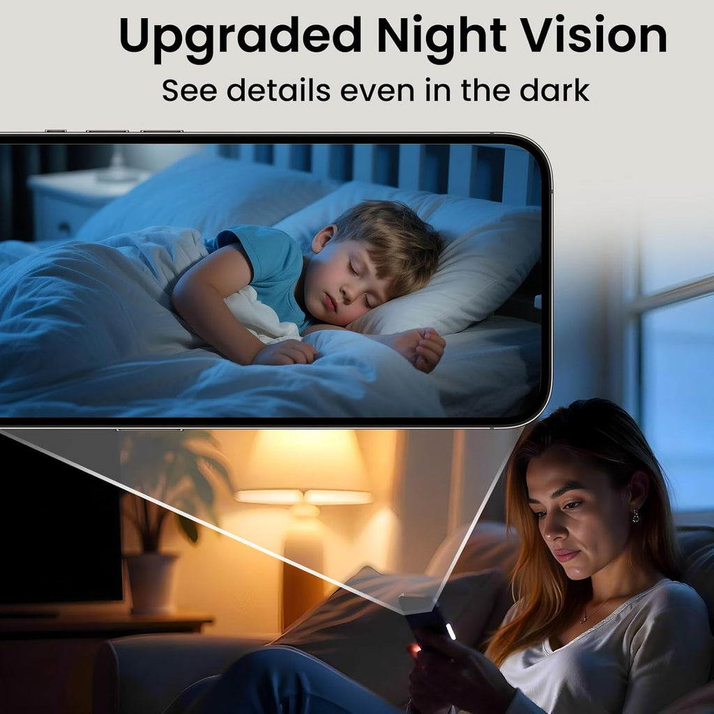 2025 Upgraded 4K Security Camera, 5Ghz Wifi Indoor Camera, Home Security Camera